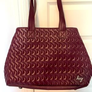 Lug Tempo VL Tote- Wine Vegan Leather